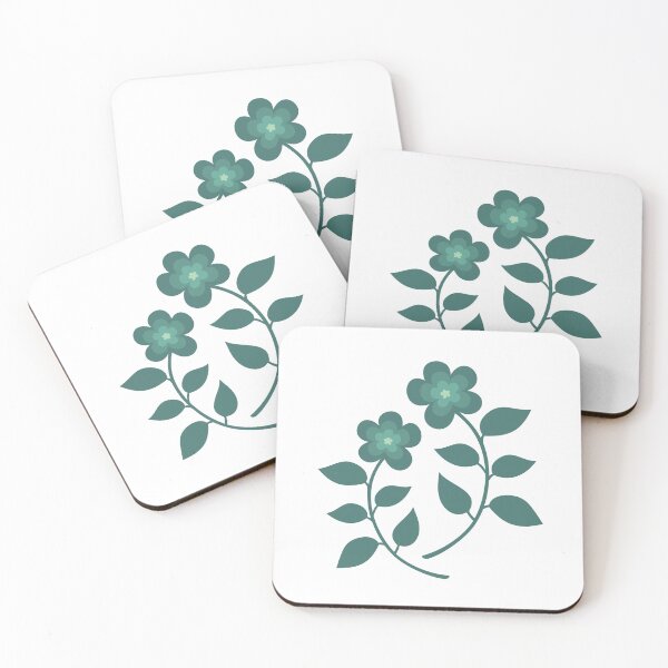 Item preview, Teal Leaf pattern - Seamless pattern designed and sold by Agni Designs.