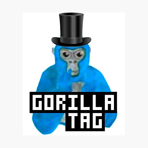 Item preview, Gorilla Tag Blue Monkey Top Hat Gorilla Monke Gorilla Tag PFP Maker by POLKART   designed and sold by Wezzio1.