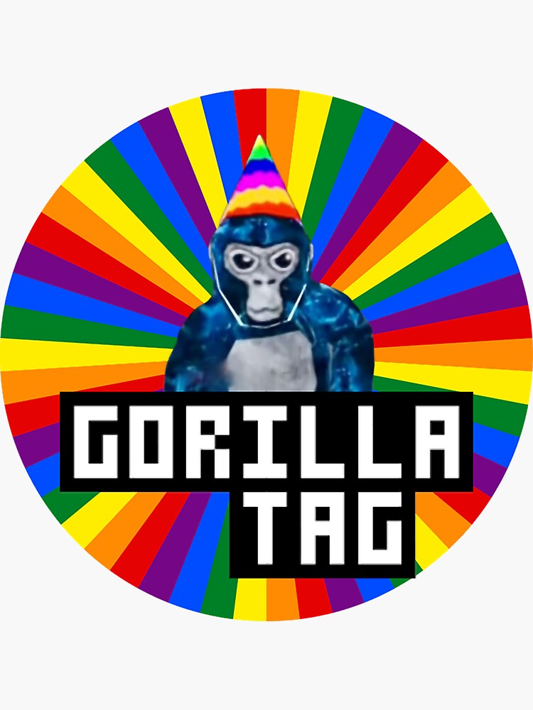 Gorilla Tag Color Wheel Sticker for Sale by Wezzio1 Redbubble