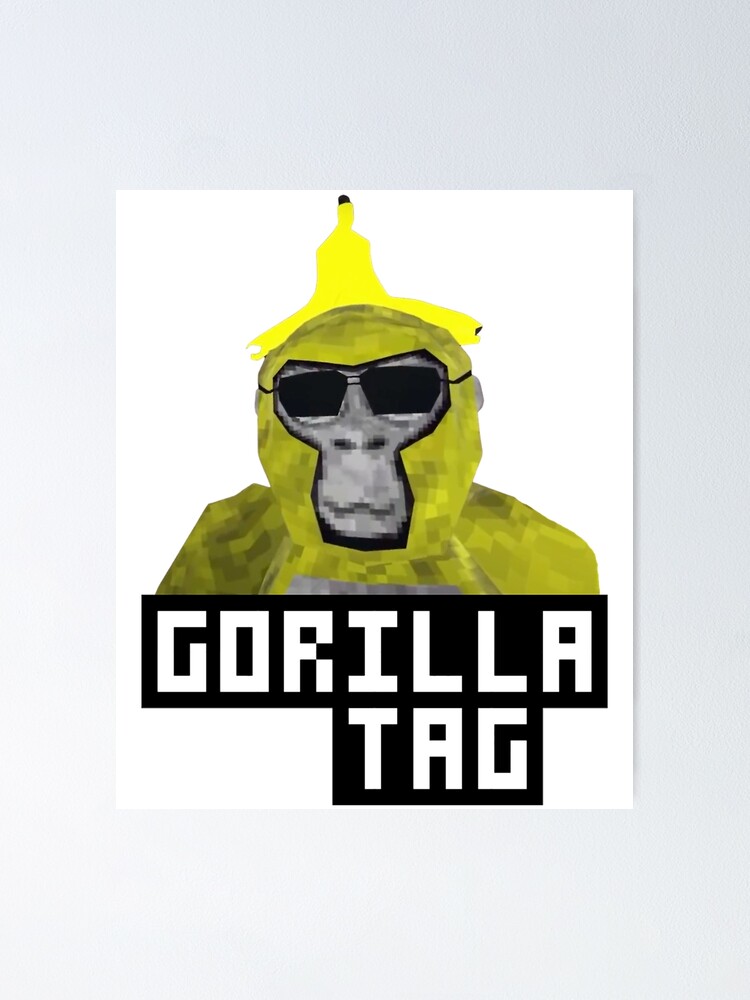 Gorilla Tag Monkey Banana Peel Gorilla Monke Gorilla Tag PFP Maker by  POLKART  Poster for Sale by Wezzio1