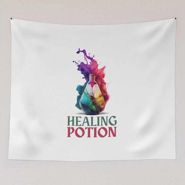 Item preview, Magic Healing Potion Bottle designed and sold by FiveIntentions.