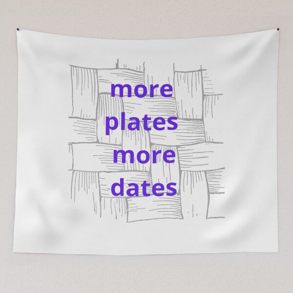 Item preview, more plates more dates designed and sold by Mourad Abdellaoui⭐⭐⭐⭐⭐.