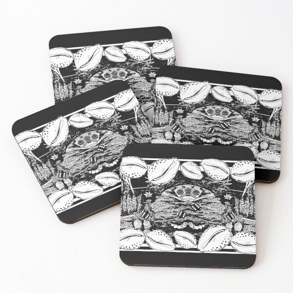 Item preview, Medicine Man Africa Wild Garlic & Cowrie Shells Black White designed and sold by SpiritGifts.