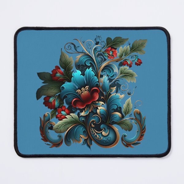 Item preview, Norwegian Blue Telemark Rosemaling designed and sold by bestsalernow.