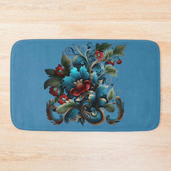 Item preview, Norwegian Blue Telemark Rosemaling designed and sold by bestsalernow.