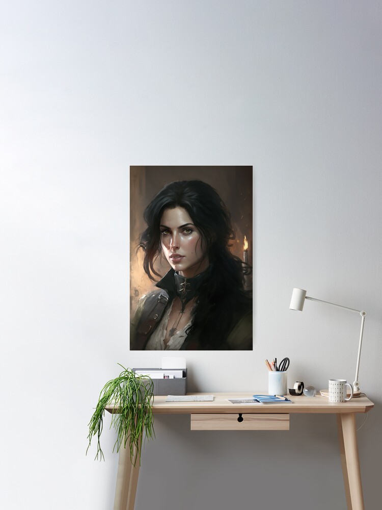 Yennefer de vengerberg Art Print by Haldor-Hawke