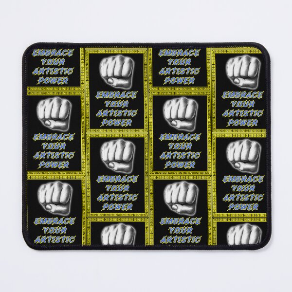 Item preview, 'Embrace Your Artistic Power' Raised Fist Design - Artist Inspirational Quotes designed and sold by Ridiculam Toga.