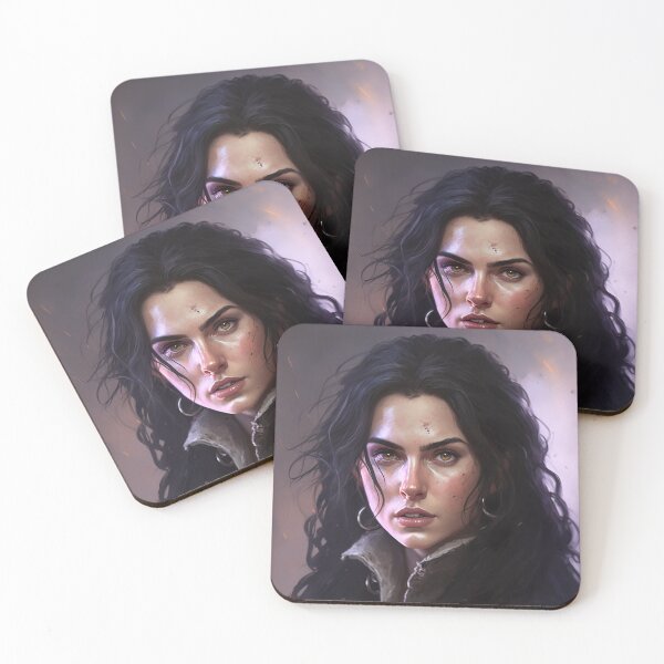Item preview, ilustración inspirada en Yennefer de vengerberg designed and sold by Haldor-Hawke.