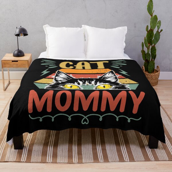 Item preview, Vintage Cat Mommy for cat lovers designed and sold by Prettygraphe.