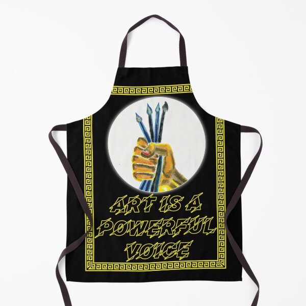 Item preview, 'Art is a Powerful Voice' Raised Fist Design - Artist Inspirational Quotes designed and sold by Ridiculam Toga.