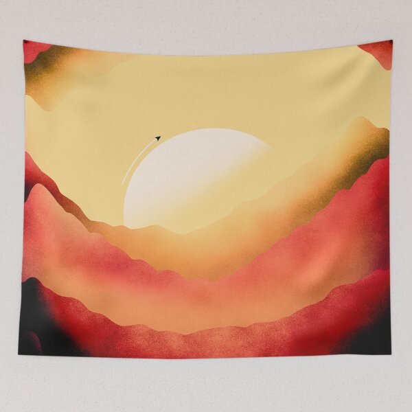 Item preview, Red sands of the planet  designed and sold by Swadeillustrations.