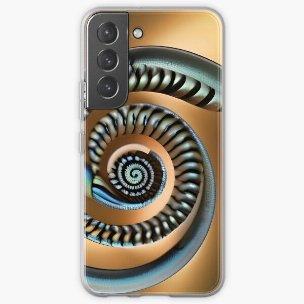 optical illusion, visual illusion, surreal, rainbow, spiral Samsung Galaxy Soft Case