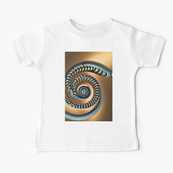 optical illusion, visual illusion, surreal, rainbow, spiral Baby T-Shirt
