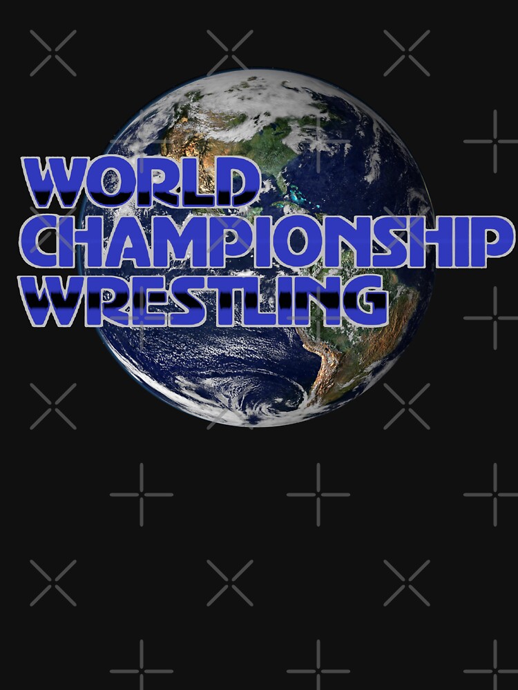 World Class Championship Wrestling distressed in black | Pin