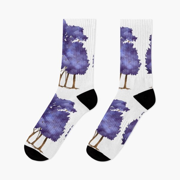 Item preview, Purple Jacarandas Watercolor designed and sold by Victoria Lehnard.