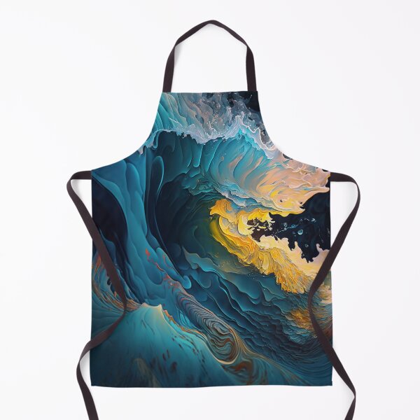 Item preview, TIDAL - Colorful Abstract Wave Art designed and sold by elnixart.