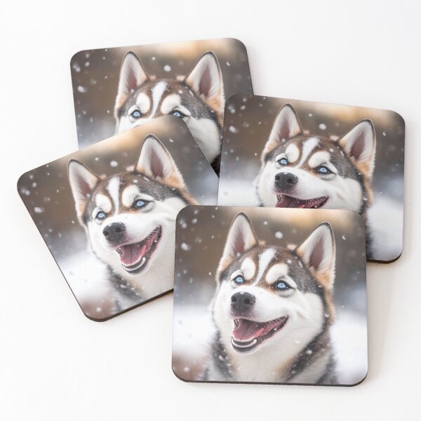 Item preview, Happy Siberian husky designed and sold by Justsweetdesign.