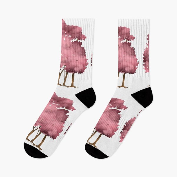 Item preview, Pink Sakura Trees Watercolor designed and sold by Victoria Lehnard.
