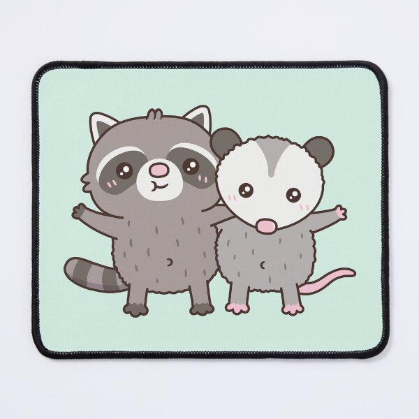 Item preview, Cute Raccoon And Opossum Besties designed and sold by rustydoodle.