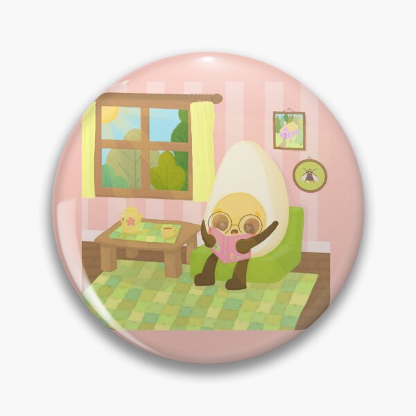 Item preview, eggs morning reading designed and sold by lavendula-frog.