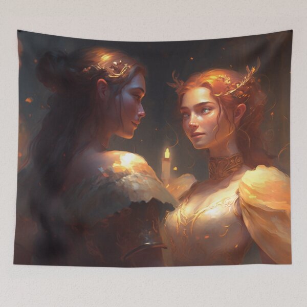 Item preview, Enchanted Romance: The Fairest Maidens and Bravest Knights Dancing to Love's Tune designed and sold by oanaunciuleanu.