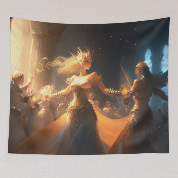 Item preview, Enchanted Romance: The Fairest Maidens and Bravest Knights Dancing to Love's Tune designed and sold by oanaunciuleanu.