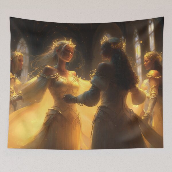 Item preview, Enchanted Romance: The Fairest Maidens and Bravest Knights Dancing to Love's Tune designed and sold by oanaunciuleanu.