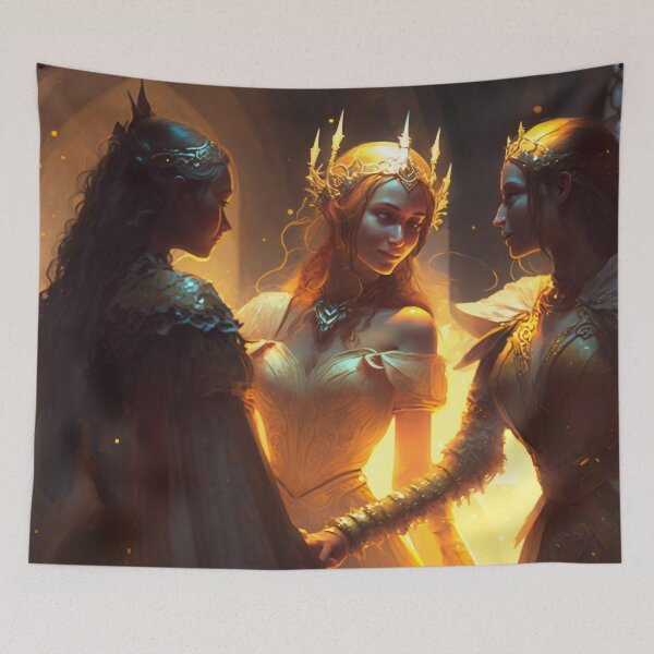 Item preview, Enchanted Romance: The Fairest Maidens and Bravest Knights Dancing to Love's Tune designed and sold by oanaunciuleanu.