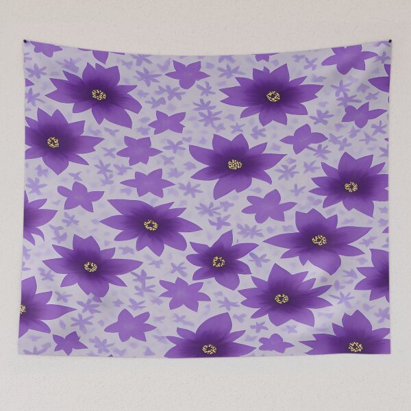 Item preview, Lavender Lilac Purple Floral Pattern Fresh Design designed and sold by deniselynnimage.