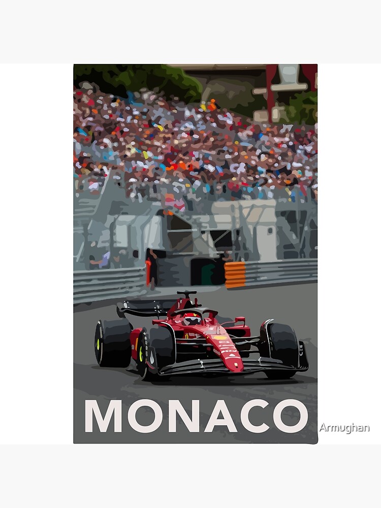 Discover Monaco Grand Prix - Formula 1 Premium Matte Vertical Poster