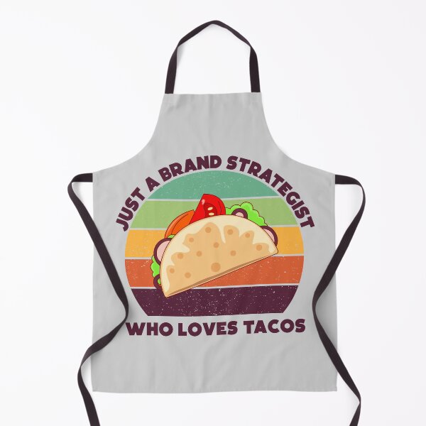 Item preview, Just a brand strategist who loves tacos, dark text, funny tacos lovers, brand strategist job ,brand strategist humor, joke, meme, foodie worker, funny food lover sayings designed and sold by SGS-.