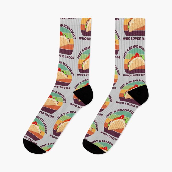 Item preview, Just a brand strategist who loves tacos, dark text, funny tacos lovers, brand strategist job ,brand strategist humor, joke, meme, foodie worker, funny food lover sayings designed and sold by SGS-.
