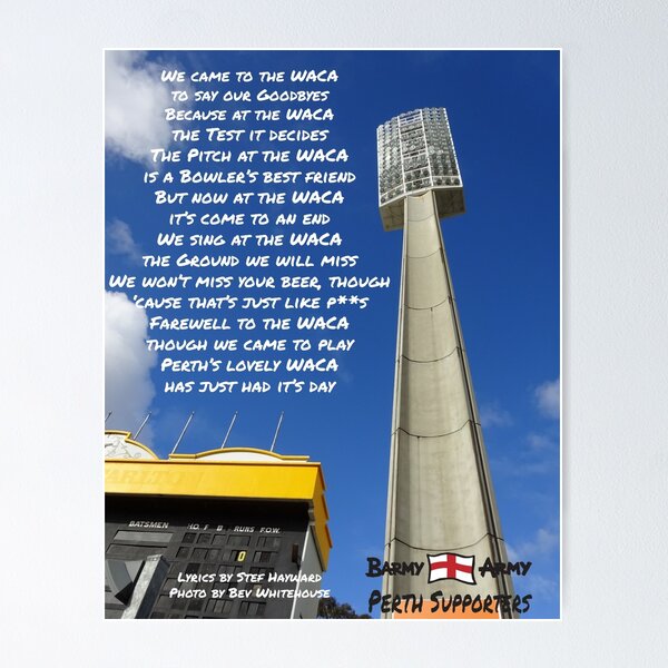 Item preview, Farewell to the WACA, Perth designed and sold by Lunaqwa.