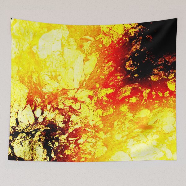 Item preview, Liquid Volcano Burn Orange Fire Abstract designed and sold by NeonAbstracts.