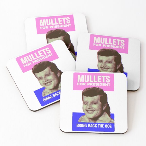 Item preview, Mullets for President Poster designed and sold by Jeanne-clarry.