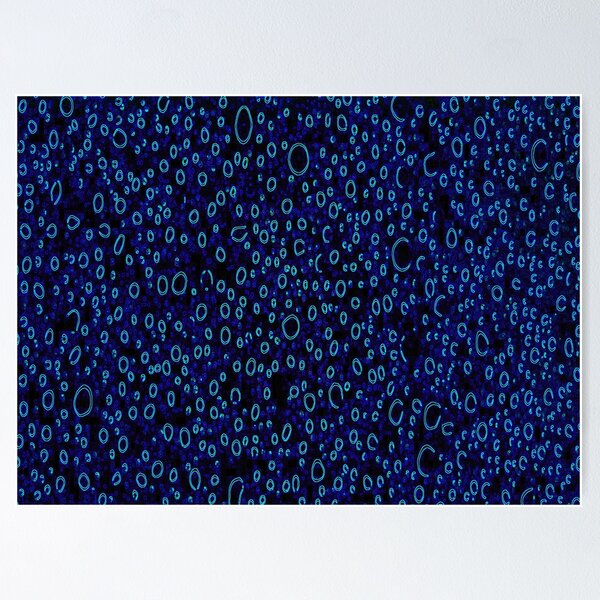 Item preview, Blue bubbles pattern designed and sold by steveball.