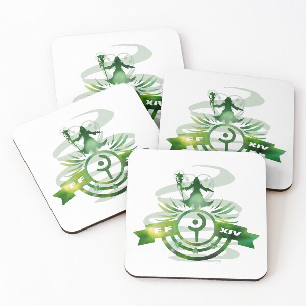 Item preview, FFXIV White Mage - Liturgy of the Bell (Green) designed and sold by Hyulia.