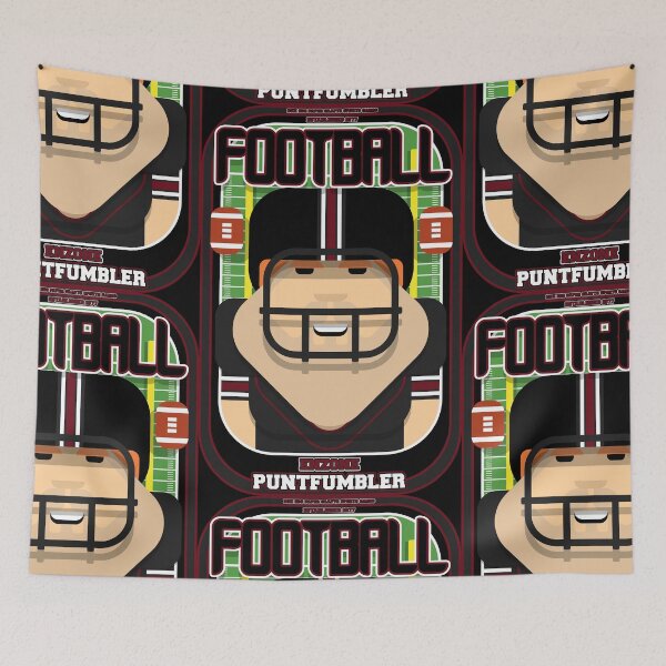 Item preview, American Football Black and Maroon - Enzone Puntfumbler - Josh version designed and sold by boxedspaper.