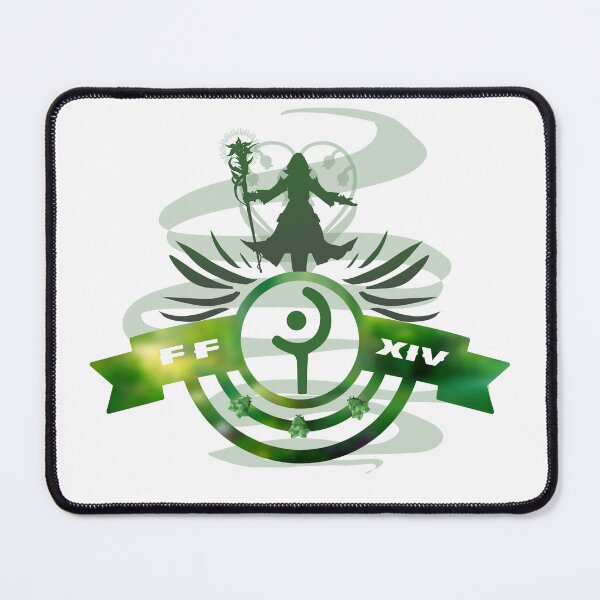 Item preview, FFXIV White Mage - Liturgy of the Bell (Green & Grey) designed and sold by Hyulia.