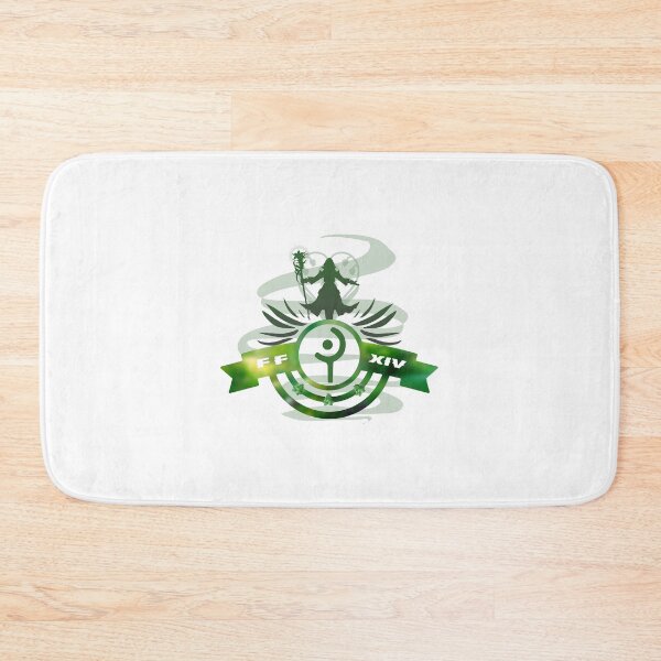 Item preview, FFXIV White Mage - Liturgy of the Bell (Green & Grey) designed and sold by Hyulia.