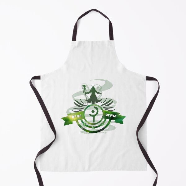 Item preview, FFXIV White Mage - Liturgy of the Bell (Green & Grey) designed and sold by Hyulia.