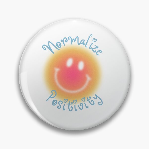 Item preview, Normalize Positivity - Cute Smiley Happy Face, Positive Thinking, Inspiring Affirmations Gifts    designed and sold by haRexia.