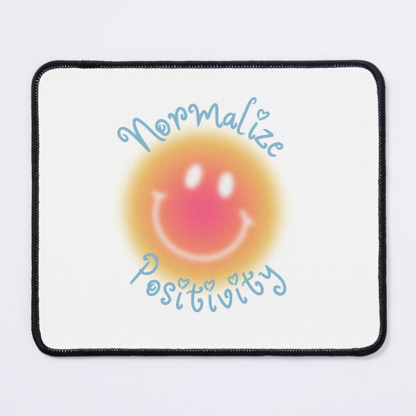 Item preview, Normalize Positivity - Cute Smiley Happy Face, Positive Thinking, Inspiring Affirmations Gifts    designed and sold by haRexia.
