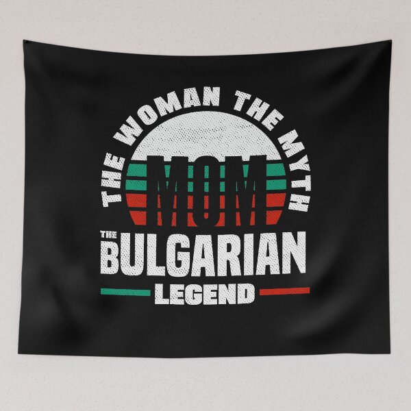 Aperçu de l'œuvre Bulgarian Bulgaria Bulgarian Flag Mothers Day créée et vendue par ShopTheStyle.
