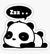 Sleeping panda Sticker