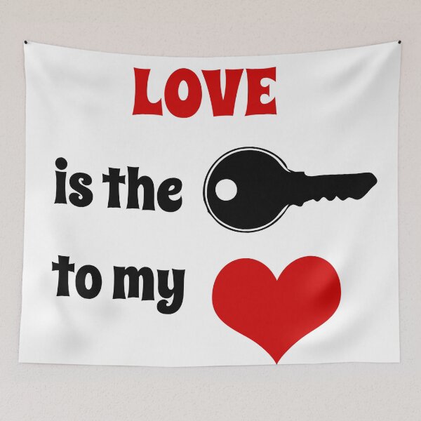 Item preview, Love is the key to my heart designed and sold by Yossi Aharon.