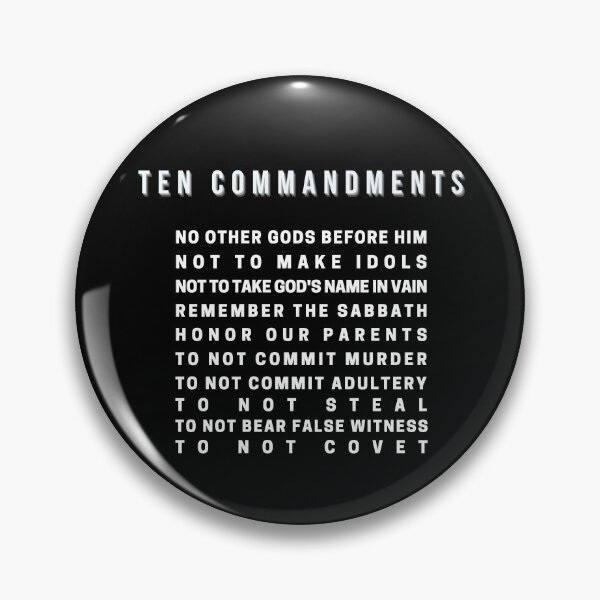 Item preview, The Ten Commandments designed and sold by Sean Soo.