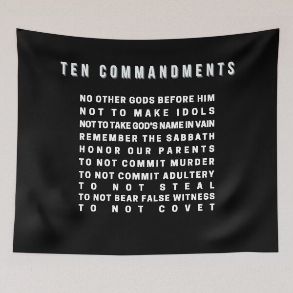 Item preview, The Ten Commandments designed and sold by Sean Soo.