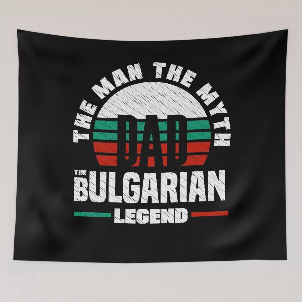 Aperçu de l'œuvre Bulgarian Bulgaria Bulgarian Flag Fathers Day créée et vendue par ShopTheStyle.