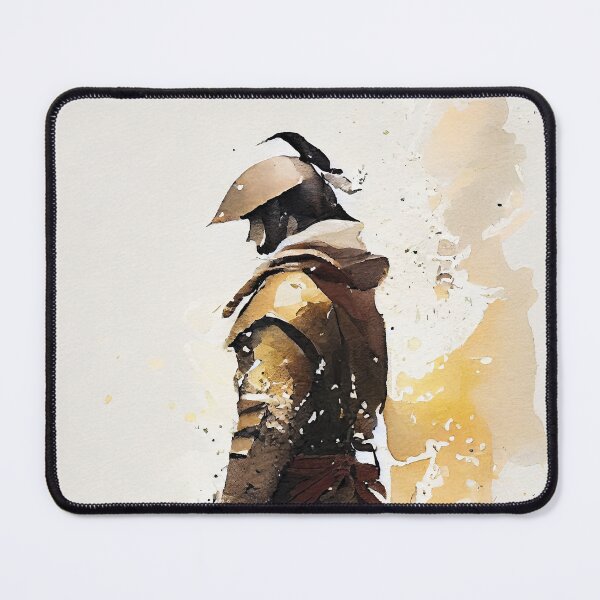Item preview, Conquistador Watercolor in Black and Gold designed and sold by ShadowAndSlate.